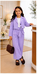 Girls’ Lilac 3-Piece Suit