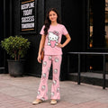 Girls’ Pink Kitty Heart Cotton Set